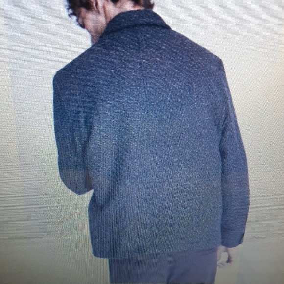 H&M Charcoal Textured Jacket - Picture 13 of 16